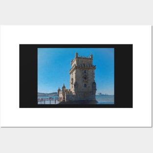 The Belem Tower Lisbon, Portugal Posters and Art